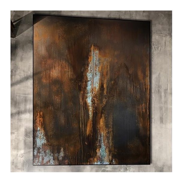 Rusty Helt Unikt Maleri Wall Paint Rn Design